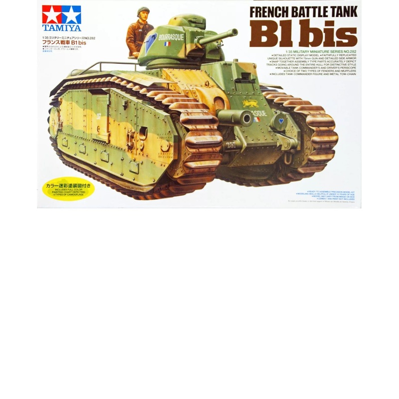 Tamiya 1/35 WW2 French Battle Tank B1 Bis