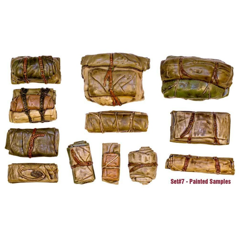 1/35 Scale resin kit Tents Tarps Set  #7