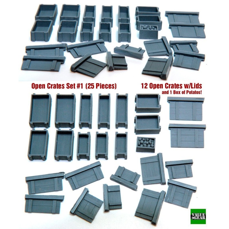 1/35 scale resin models Open Wooden