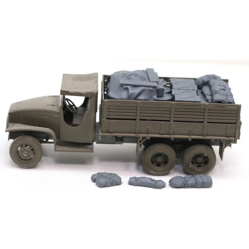 1/48 scale resin model kit WW2 Allied 2.5 Ton Truck Load Set #1