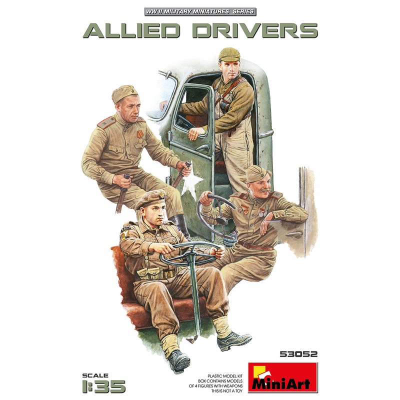 Miniart 1/35 WW2 ALLIED DRIVERS figure set
