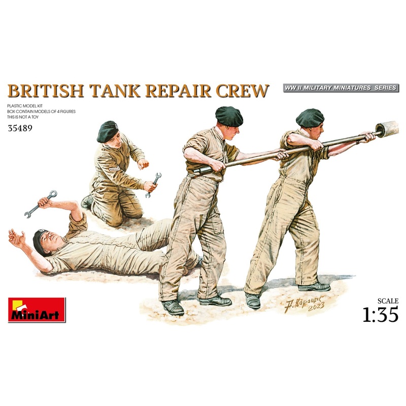 Miniart 1/35 WW2 BRITISH TANK REPAIR CREW