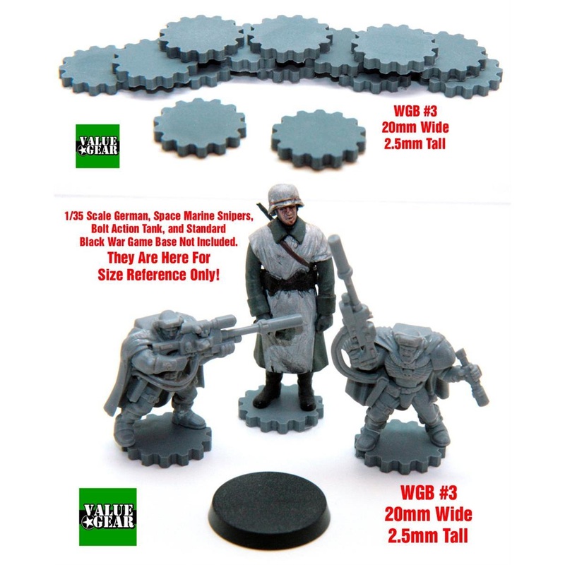Wargaming base WGB01 20 mm Base Set