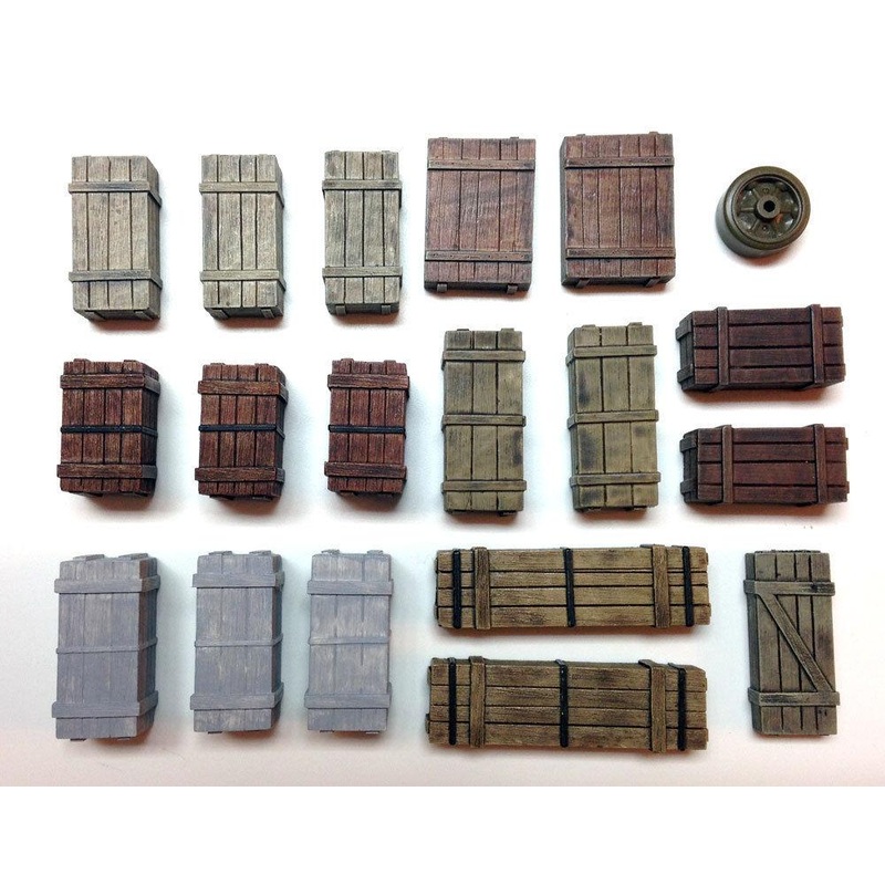 1/35 Scale Convoy Crates (Just Large Crates)