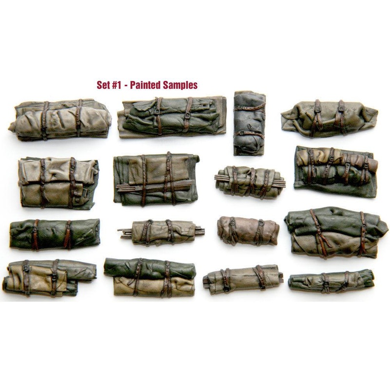 1/35 Scale resin kit Tents Tarps Set  #1