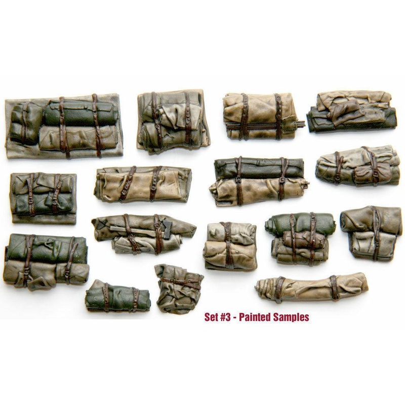 1/35 Scale resin kit Tents Tarps Set  #3