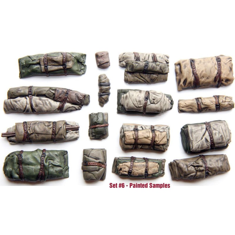 1/35 Scale resin kit Tents Tarps Set  #6