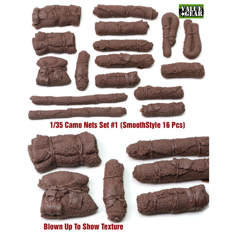 1/35 scale resin model kit Camo Nets #1 (Smoother Style)