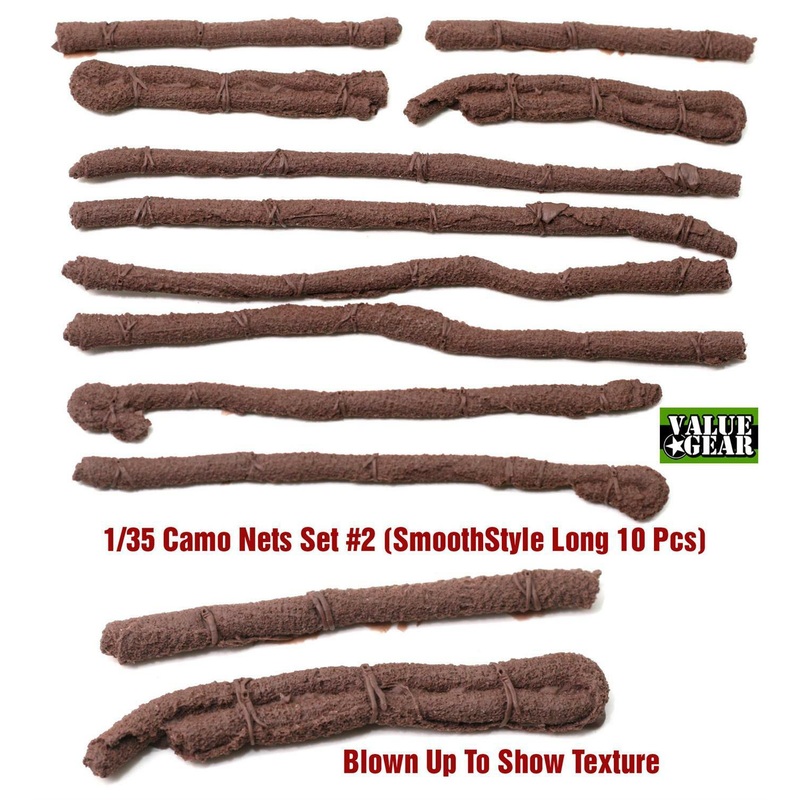 1/35 scale resin model kit Camo Nets #2 (Smoother Style Long)