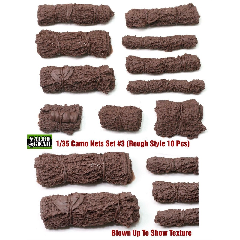 1/35 scale resin model kit Camo Nets #3 (Rough Style)