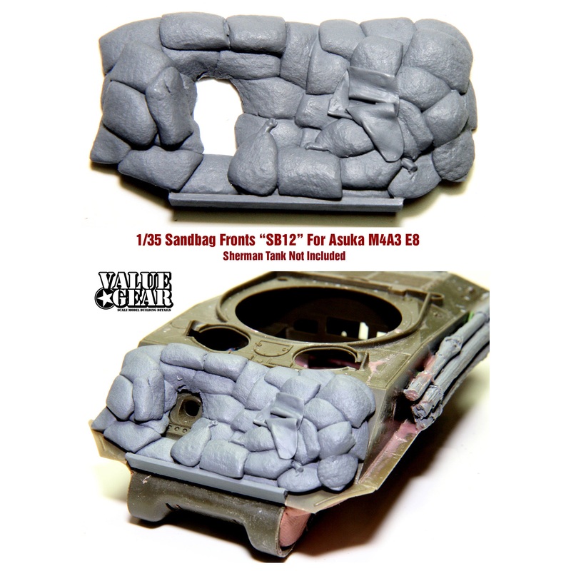 1/35 scale resin model SB012 Sherman EASY 8 (ASUKA) Sandbag Front SB12