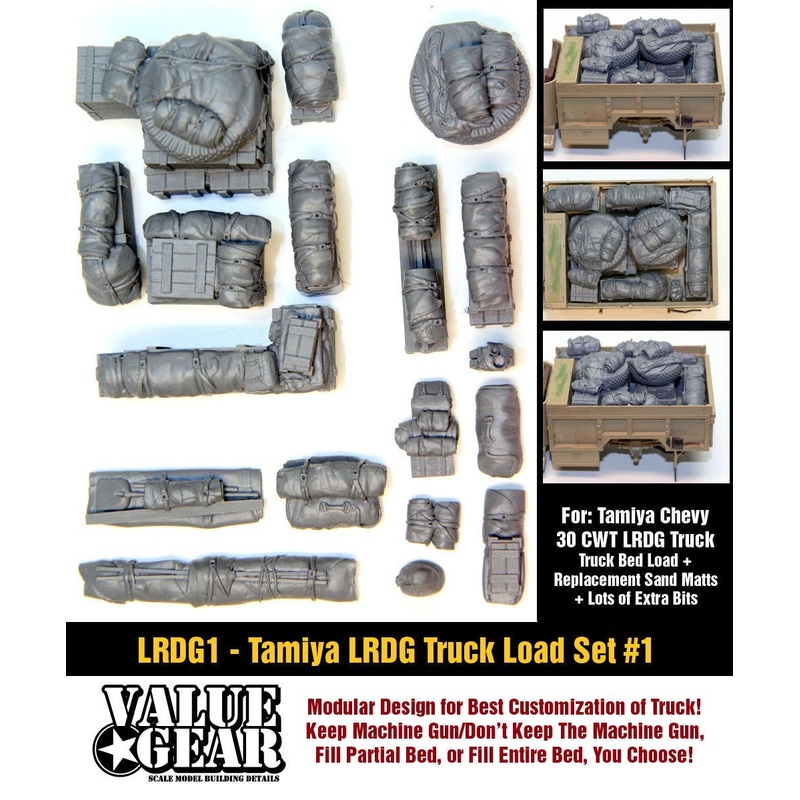 1/35 Scale WW2 LRDG Truck stowage Load (Tamiya) #1