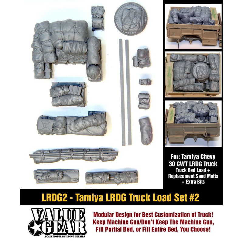 1/35 Scale WW2 LRDG Truck stowage Load (Tamiya) #2