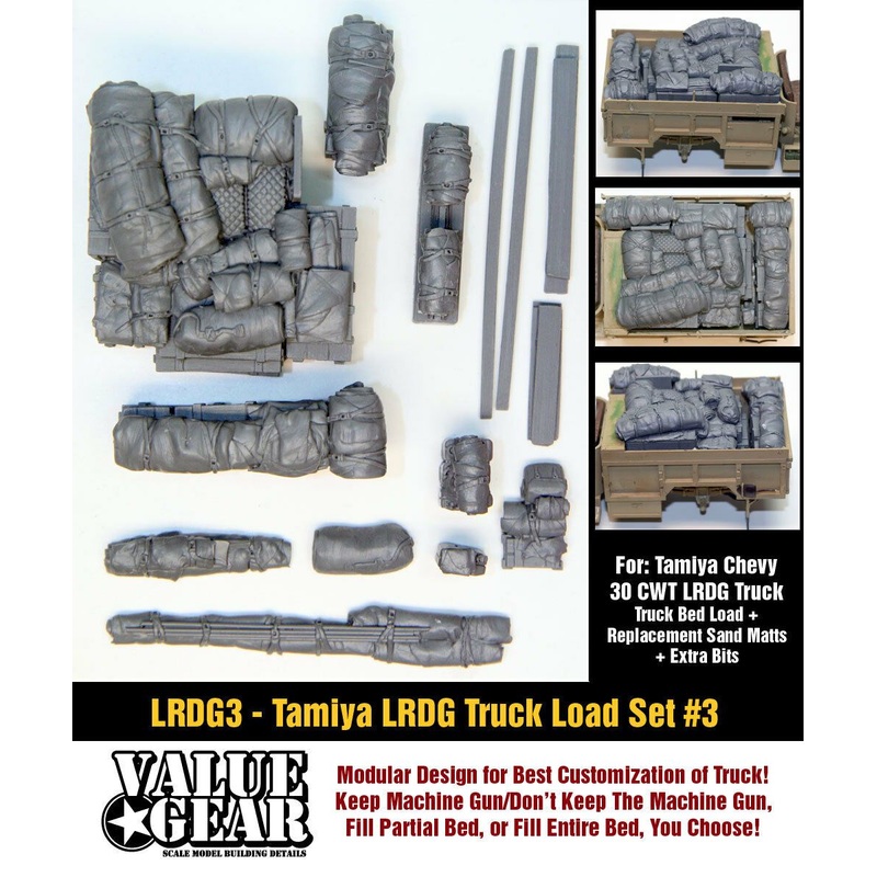 1/35 Scale WW2 LRDG Truck stowage Load (Tamiya) #3