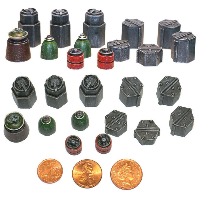 Sci Fi Supplies #1 Fuel Drums (13 Pi