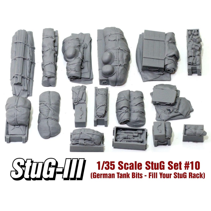 StuG Stowage Set #10. Bits to Sprinkle Around the Kit.