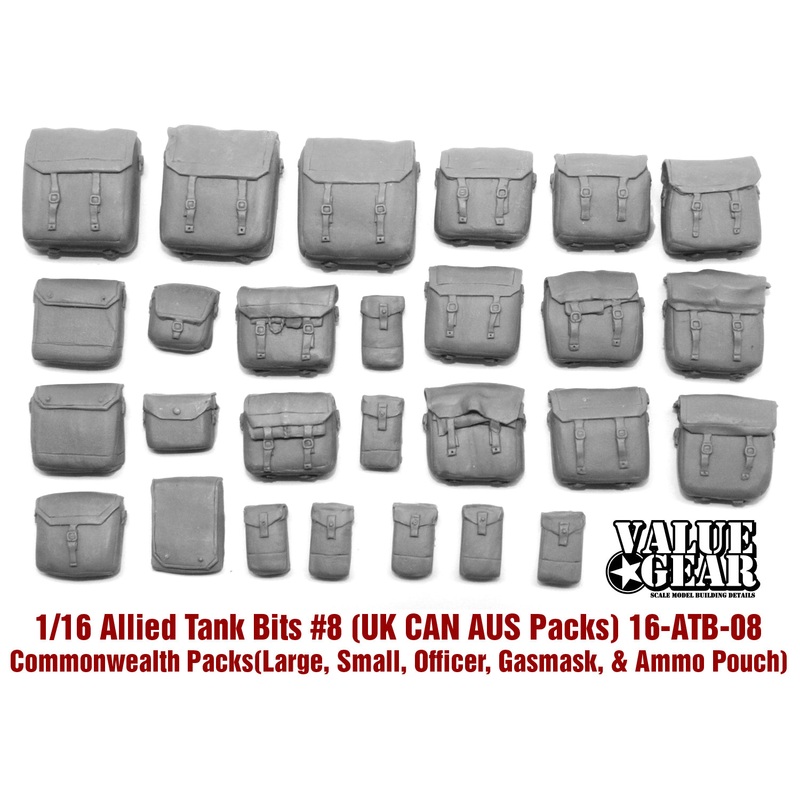 Valuegear 1/16 Scale resin model WW2 Commonwealth Back Packs
