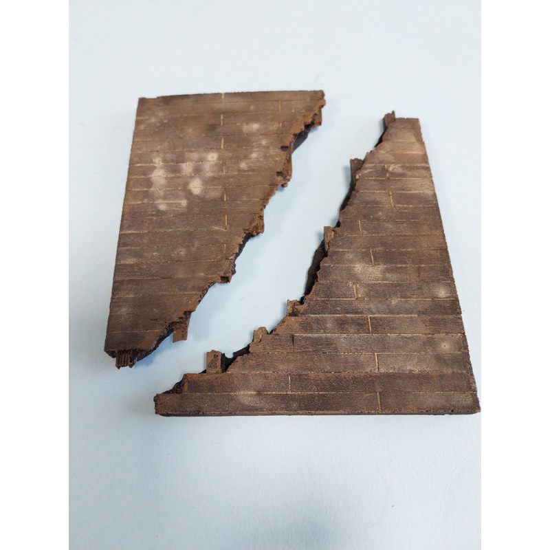 FoG Models 1/35 scale Ruin building floor sections (2 pack)