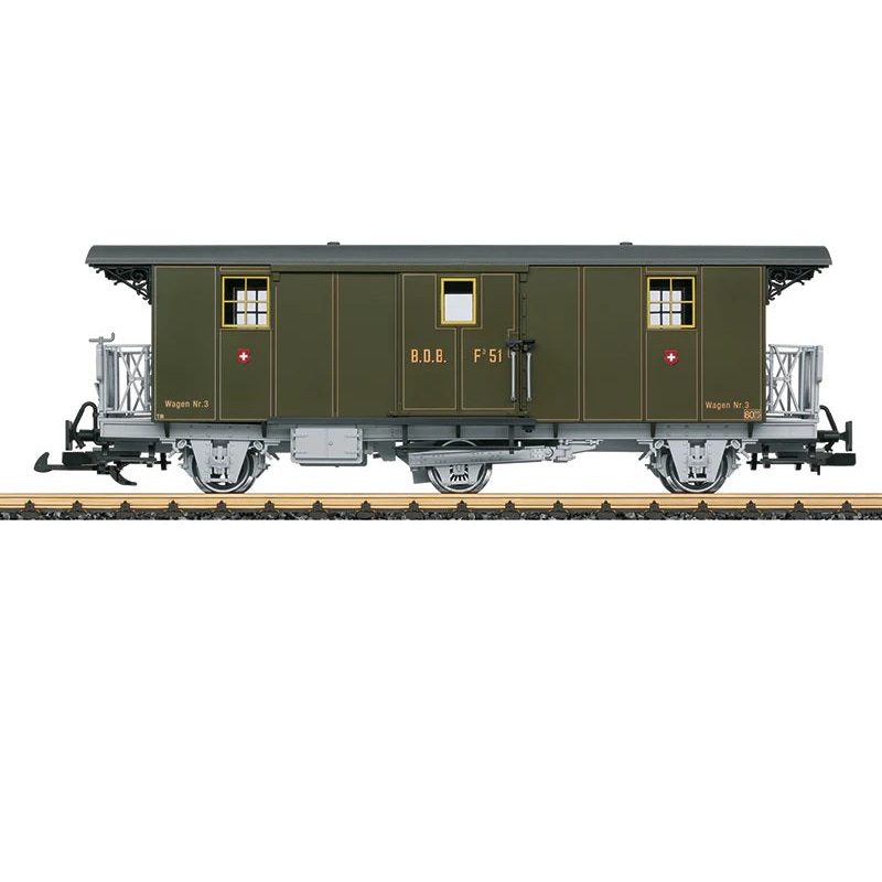 LGB Railways G Gauge BDB GOODS WAGON F 51 EP VI