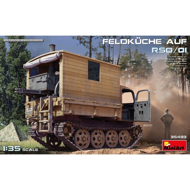 Miniart 1/35 WW2 German Feldkche Auf RSO/01
