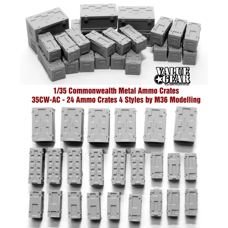 Valuegear 1/35 WW2 Commonwealth Ammo containers