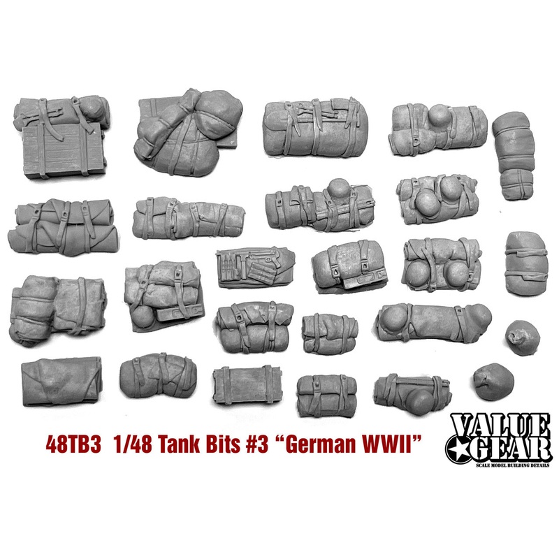 Valuegear 1/48 scale German WWII Tank Bits