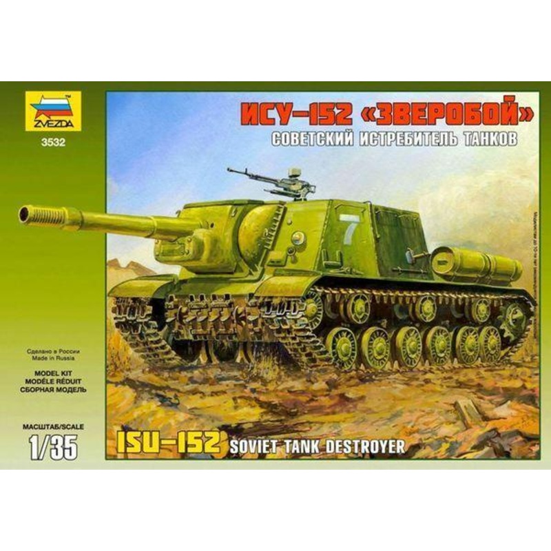Zvezda 1/35 scale ISU-152 Soviet Self-propelled Gun