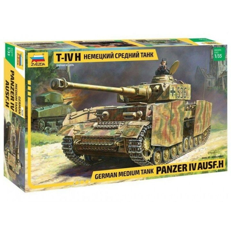 Zvezda 1/35 scale PANZER IV AUSF.H  WW2 German tank