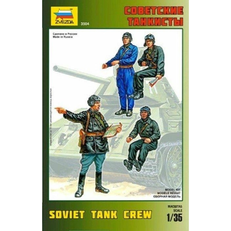 Zvezda 1/35 scale Soviet Tank Crew