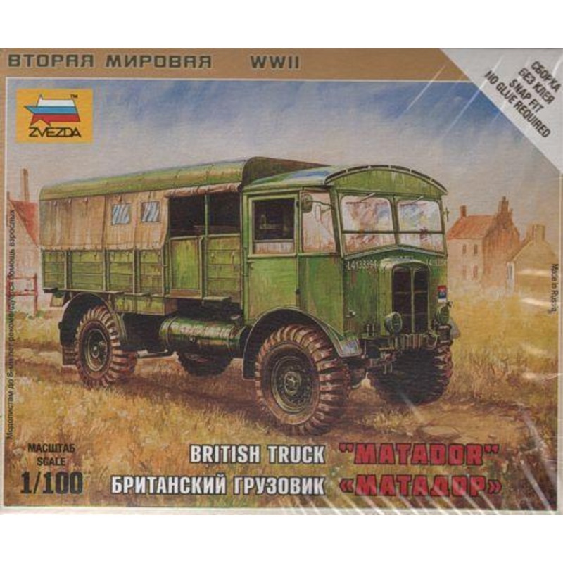 Zvezda 1/100 scale BRITISH WW1 TRUCK MATADOR