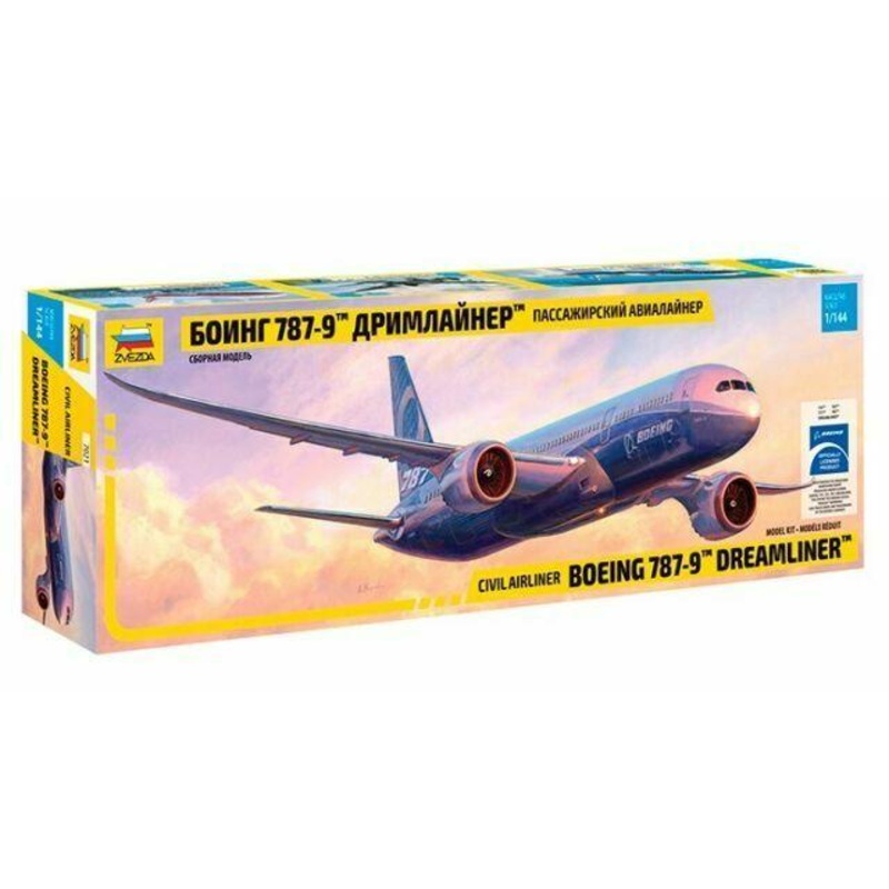Zvezda 1/144 scale BOEING 787-9 airliner plane model kit