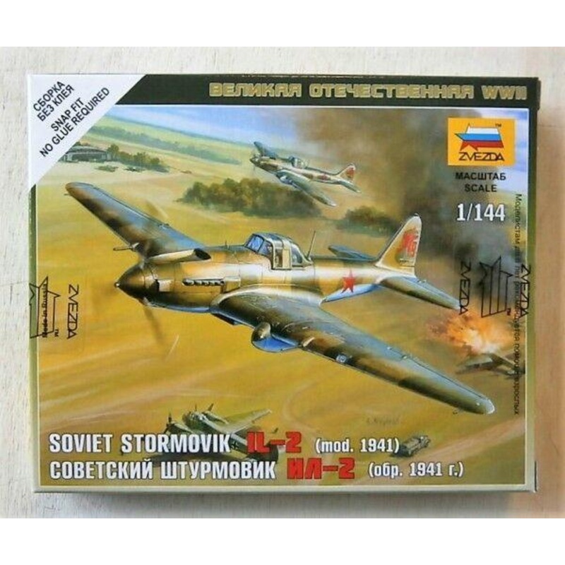 Zvezda 1/144 SOVIET STORMOVIK SNAP KIT