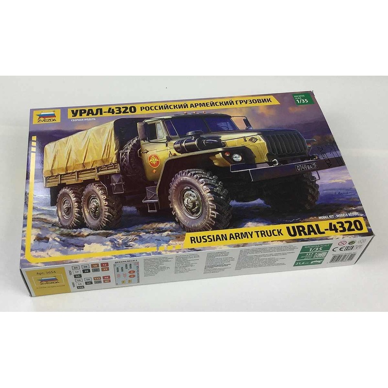 Zvezda 1/35 scale Ural 4320 Russian Army Truck