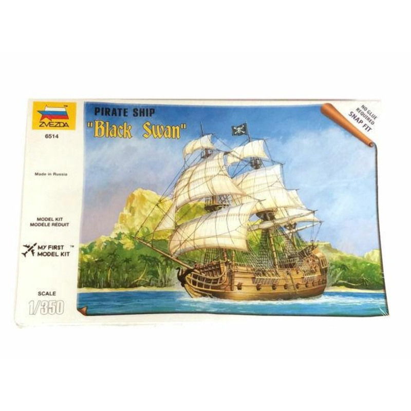 Zvezda 1/350 scale ‘BLACK SWAN’ model sailing ship