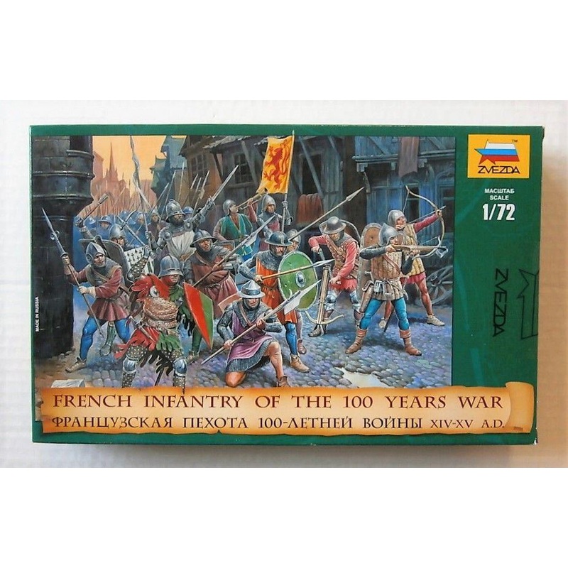 Zvezda 1/72 FRENCH INFANTRY 100 YEARS