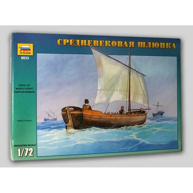 Zvezda 1/72 MEDIEVAL LIFE BOAT/ DINGHY