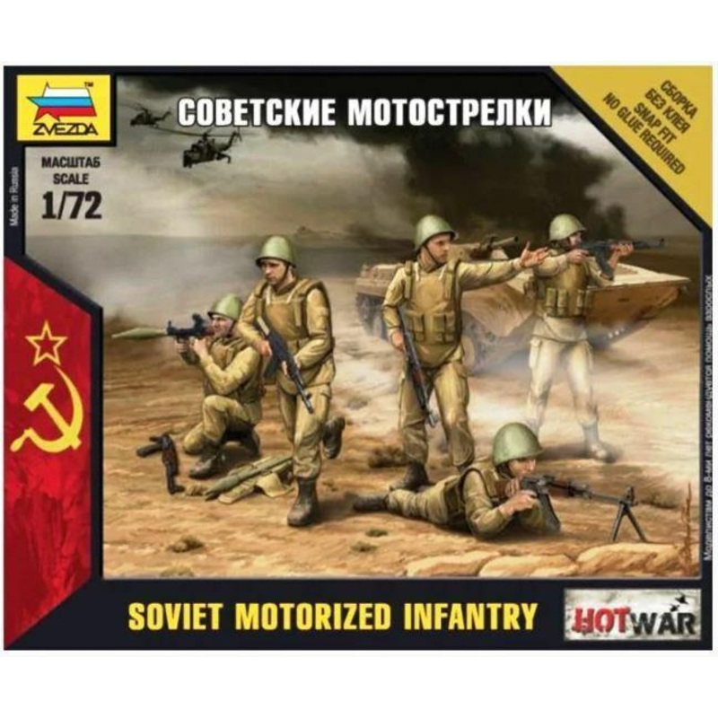 Zvezda 1/72 scale Modern SOVIET INFANTRY