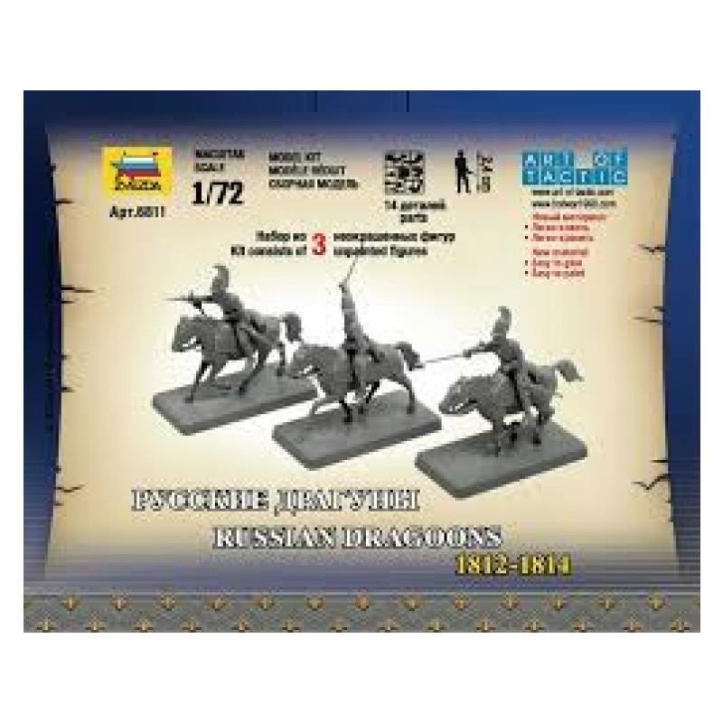 Zvezda 1/72 scale RUSSIAN DRAGOONS NAPOLEONIC WARS