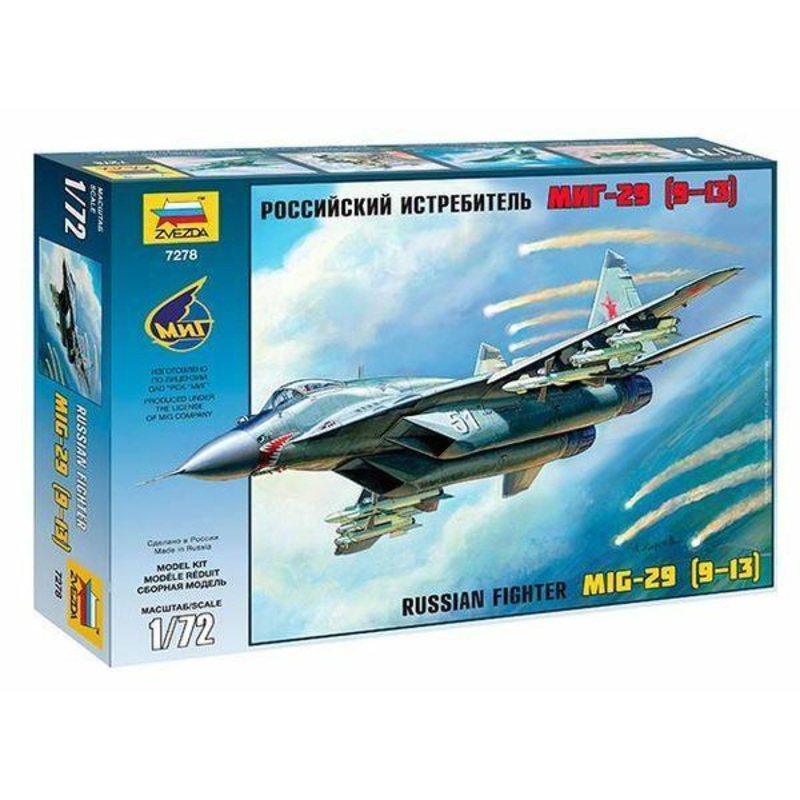 Zvezda 1/72 scale Russian Fighter MIG-29C (9-13)