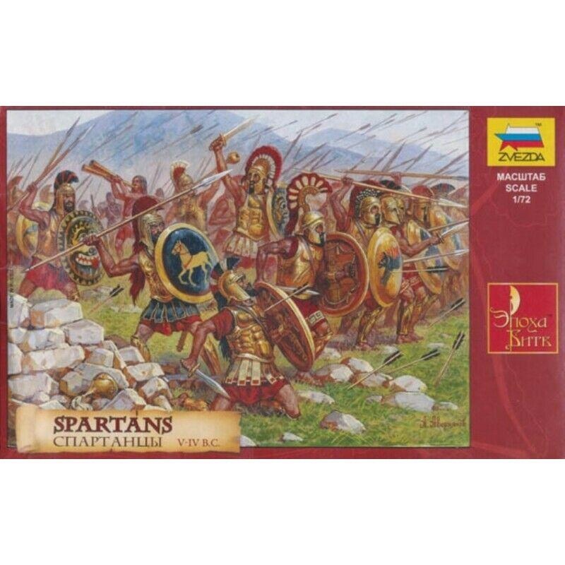 Zvezda 1/72 Scale ‘SPARTANS’ Ancient Greek warriors