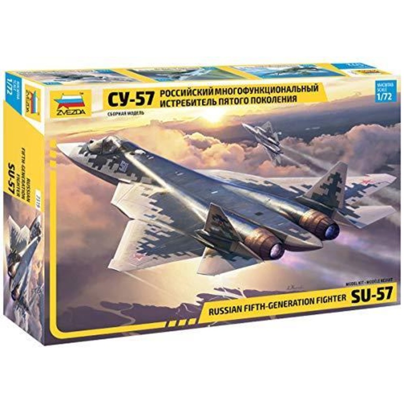Zvezda 1/72 scale SUKHOI SU-57 aircraft plane model kit