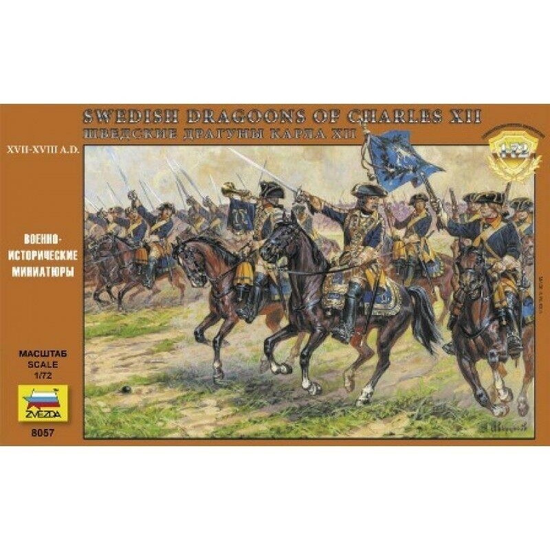 Zvezda 1/72 Swedish Dragoons of Charles XII