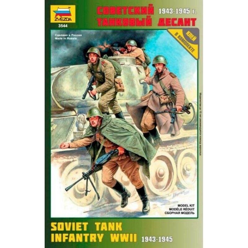 ZvezdaSoviet Infantry1: 35Scale Model Kitz3544