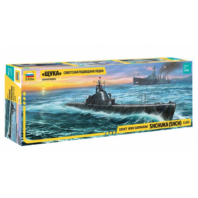 Zvezda 1/144 SHCHUKA CLASS RUSSIAN SUB WWII