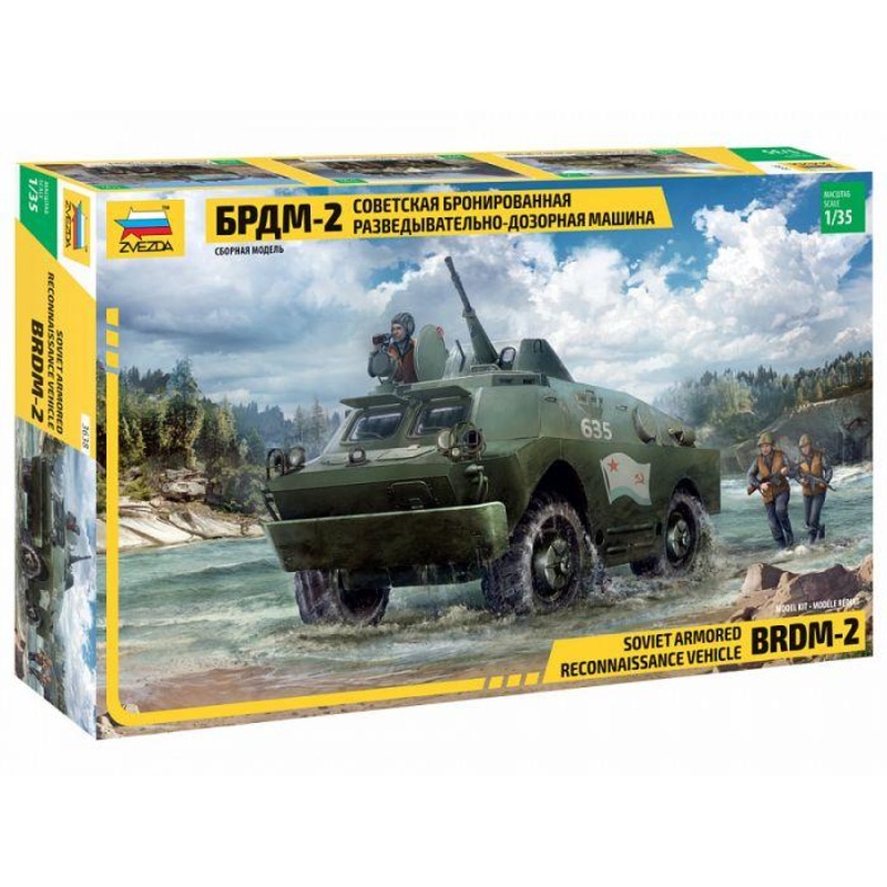 Zvezda 1/35 BRDM-2 Russian Armored Car