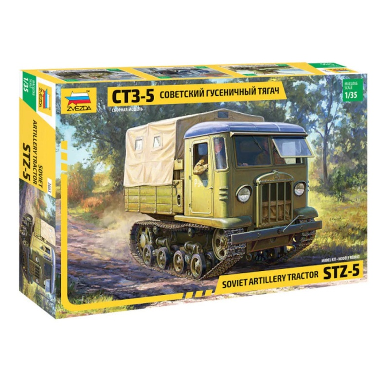 Zvezda 1/35 WW2 STZ-5 SOVIET ARTILLERY TRACTOR