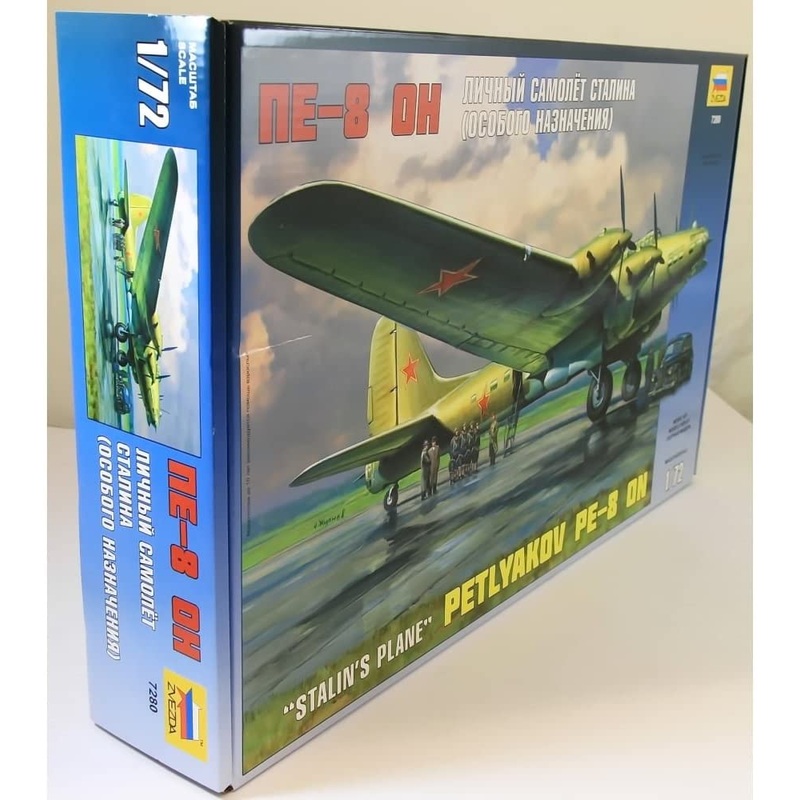Zvezda 1/72 Pe-8 STALIN’S PLANE