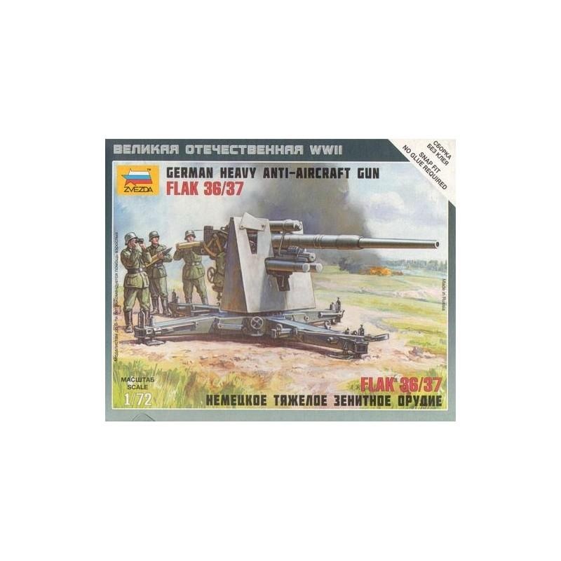 Zvezda 1/72 scale GERMAN 88MM FLAK 36/37