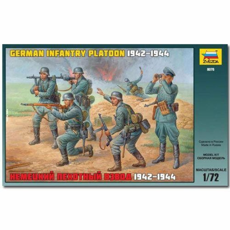 Zvezda 1/72 scale GERMAN INFANTRY WWII