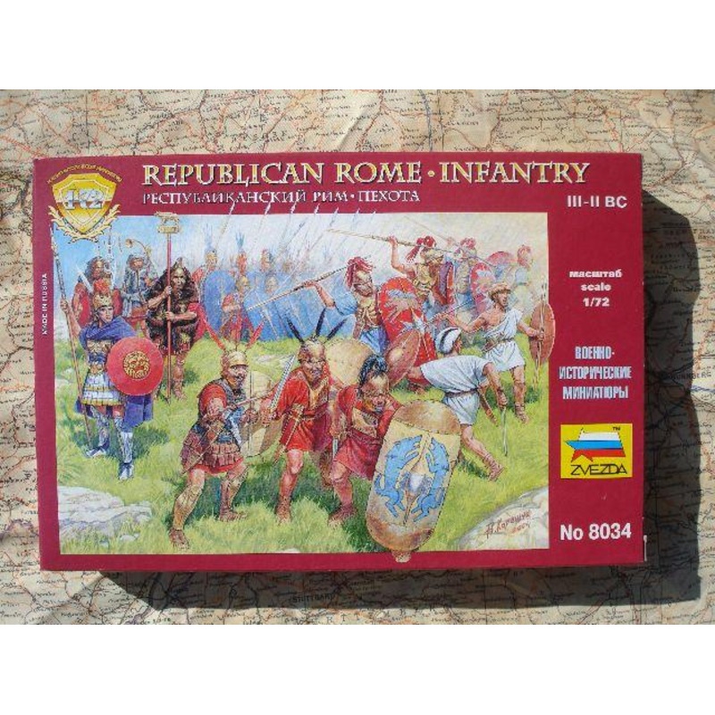 Zvezda 1/72 scale REPUBLICAN ROMAN INFANTRY